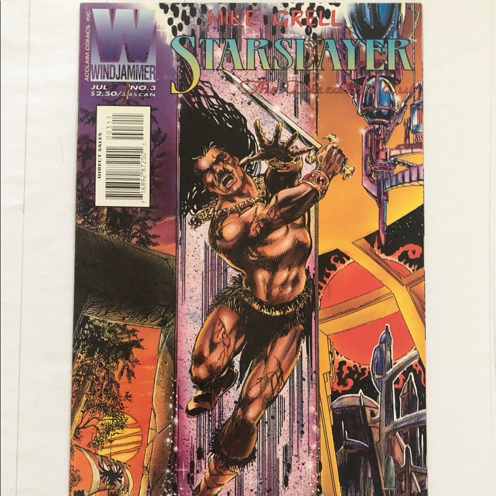 Starslayer #3 Comic Book (Windjammer 1995)